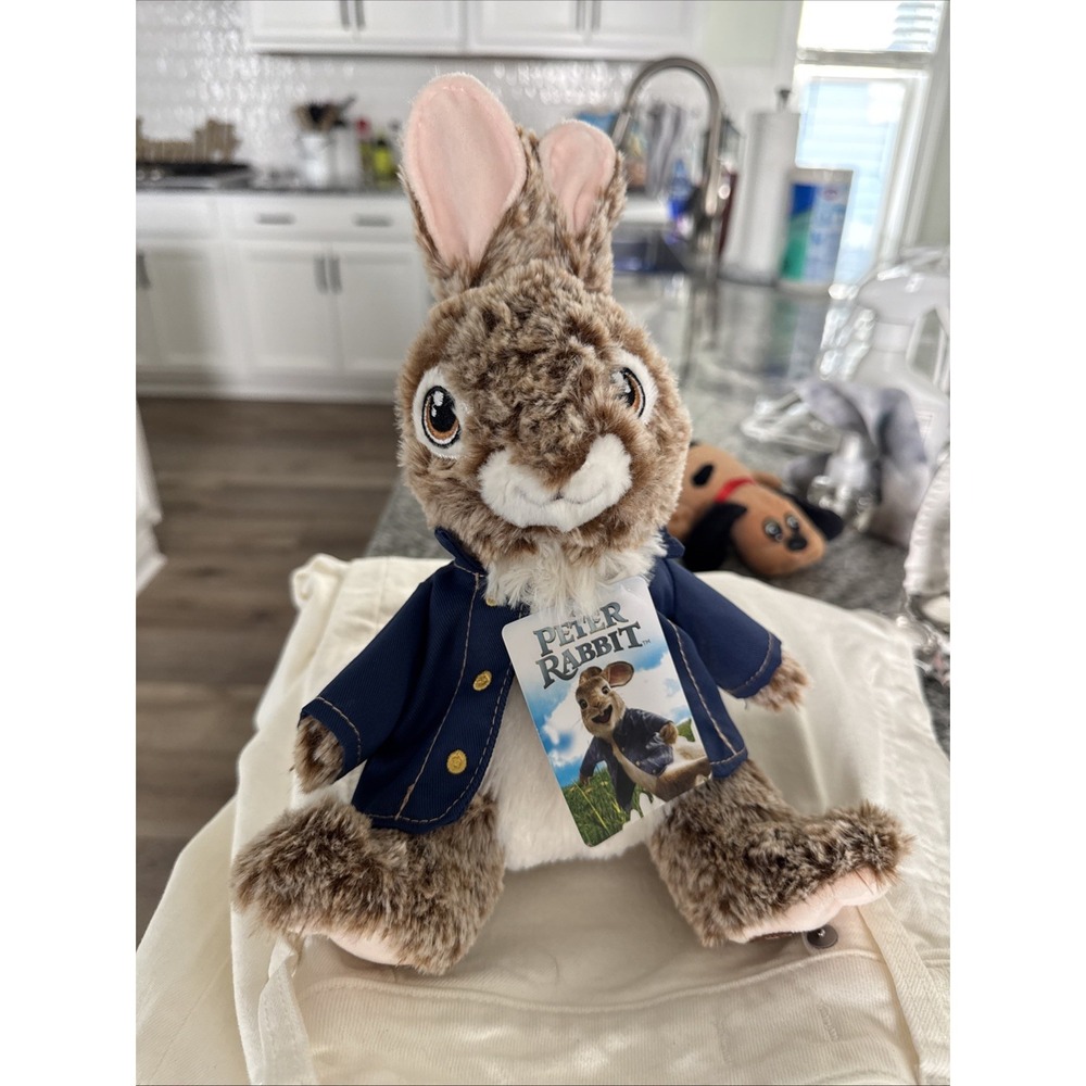 Peter Rabbit Plush Toy New With Tag Dan Dee 10'' Easter Bunny Brand New #Bin5